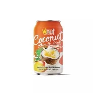 Best Manufacturer Supplier from Vietnam Vinut Coconut Milk with Mango Flavor Halal Certificate