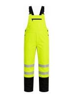 Hi-Vis Bib Overall Reflective Work Overalls Adjustable Suspenders