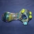 Import 4 inch Double Tube Glass Smoking Pipe | Marble Gold Fumes | Spoon Pipe | Tobacco Pipe from Nepal