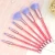 Import Professional 7pcs Bling Bling Crystal Brush Shiny Liquid Makeup Brush Set Cosmetics Tools from China