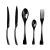 Import High Quality Black Color Stainless Steel Flatware Set from China