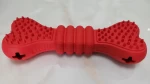 Silicone/TPU Pet safe chew toys, helps to clean teeth, teaches slower eating and interactive chewing toys