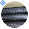 Synthetic Embroidery Quilted Stitching Vinyl Leather For Car Seat Cover