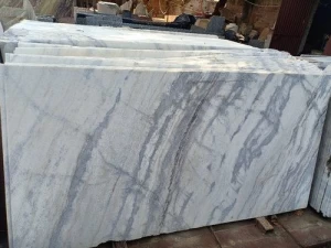 White marble, granite