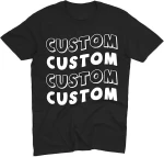 Men's custom wholesale Solid Crew Neck Short-Sleeve Pocket T-Shirt