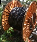 Corning 72 Strand Unjacketed Fiber Optic  Riser Cable 11750 continuous feet, spooled