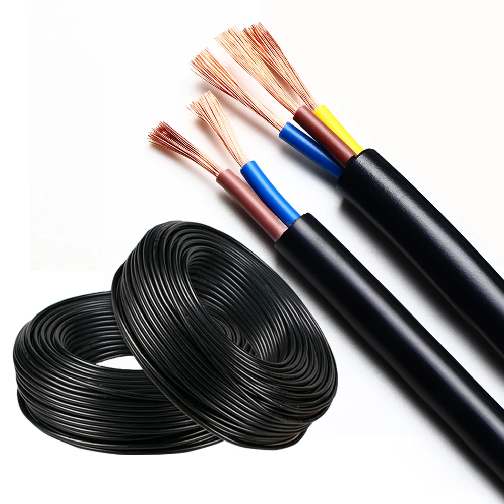 300/500V Wire 0.75MM 1.5MM 2.5MM 2Core Flexible Copper Electric Cable