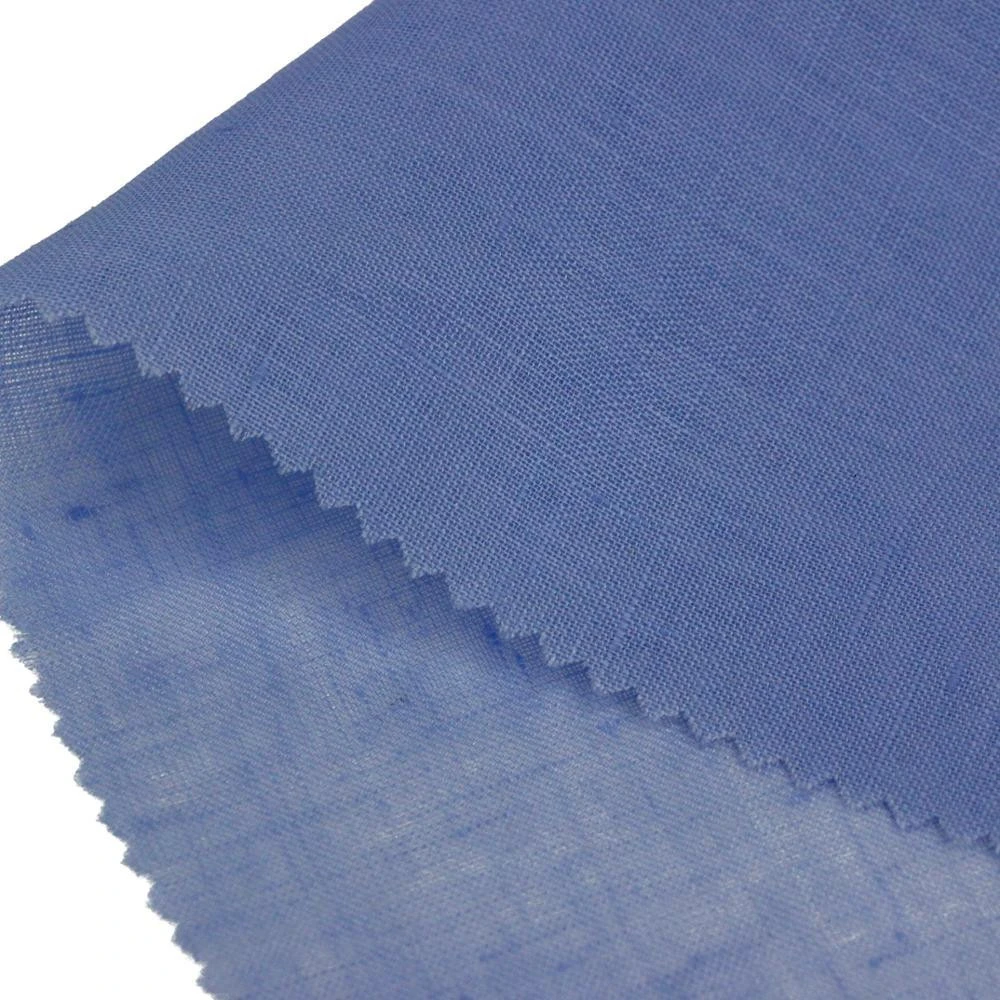 100% linen fabric breathable pants bulk linen fabric