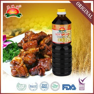 Condiment Brands Natural Brewed Dark Soy Sauce packed in Plastic Bottles 1000ml