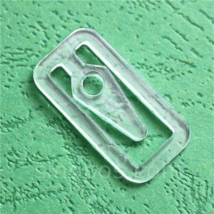1000pack Plastic Clear Shirt Clips, square underwear pants garment dress clip packaging back fastener clothes pegs cufflink stud