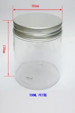 100ml/200ml PET jar,plastic bottle for candy.spice,cosmetic jar