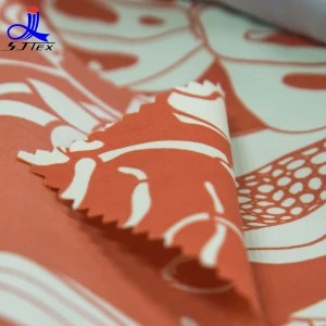 100%Nylon 228T Nylon taslon with watermark printing fabric for beach shorts use