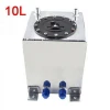 10L  fitting aluminum alloy 6061-t6 universal auto parts  oil fuel tank catch tank 1