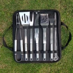 10PCS BBQ Tools Set Spatula Tongs Meat Fork Grill Tongs bbq rotisserie kit