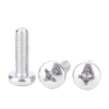 10PCS Fasteners Manufacturers M8 304 Stainless Steel  Tapered Plug Umbrella Head Metal Roof Phillips Pan Head Screws