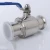 Import 1/2, 3/4, 1, 1 1/2, 2, 3, 4 Inch Stainless Steel Sanitary Ball Valve Price from China