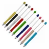 12 colors Beadable Metal Pen Blank Fit Beads 1.75 mm Or Large Hole Add Beads Pen Copper Metal Beadable Pens
