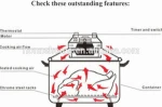 12L Halogen Tabletop Countertop Convection Cooking Toaster Oven