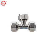 1/2" BRASS EQUAL TEE ALUMINIUM MULTILAYER PIPE FITTINGS PEX PIPE FITTINGS