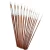 Import 13Pcs Round Pointed Tip Nylon Hair Paint Brush Long Handle Gouache Watercolor Brush Oil Painting Acrylic Brush For Art Supplies from China