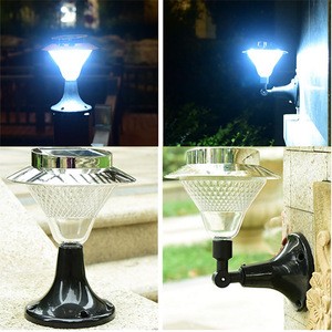 16 32led Silvery-Plated Solar Powered Stick Lights Outdoor Garden Path Patio Lamp