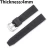 Import 16mm 18mm 20mm 22mm 24mm Silicone Rubber Watch band with OEM design from China