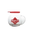 1700ml Hot sale Borosilicate  glass round shape microwave popcorn popper with silicone lid hot air popcorn popper