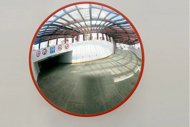 180 degree view Indoor and Outdoor Round PC Convex Concave Mirror