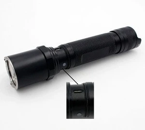 18650  rechargeable policeman aluminum waterproof  led flashlight