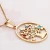 Import 18K Gold Plated pure gold Stainless Steel Necklace Pendant Necklace creative Necklace womens gift matte gold from China