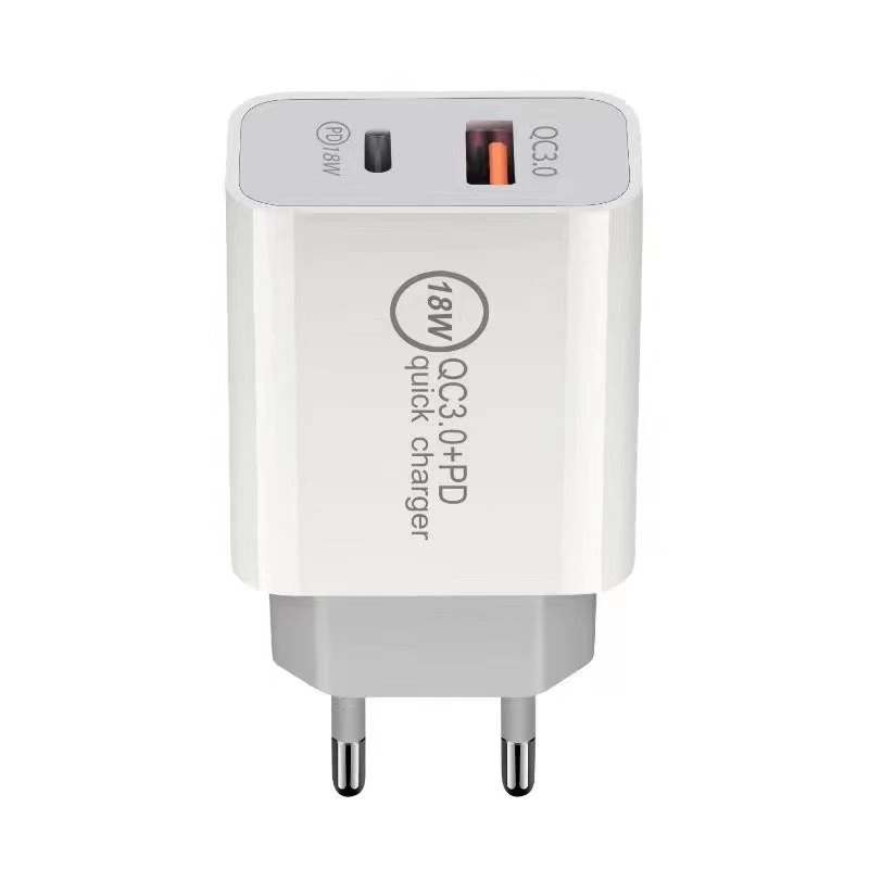 18wPD  QC3.0   USB Charger  Quick Charge EU US Plug for Mobile Phone Adapte
