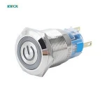 19 mm LED Light Green Black RGBW Reset Oled Electronic Industrial Control Push Button Switch