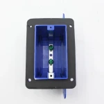 1Gang Non Metallic Sheathed Sheathed Cable Plastic Outlet Box Gasket Airtight Receptacle Switch Box Airtight Plastic Device Box