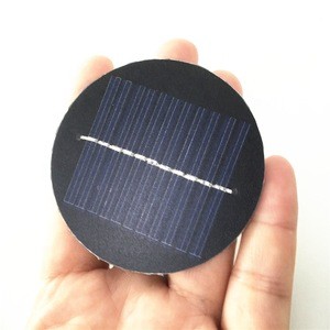 1v 80ma small size round solar panel for toys