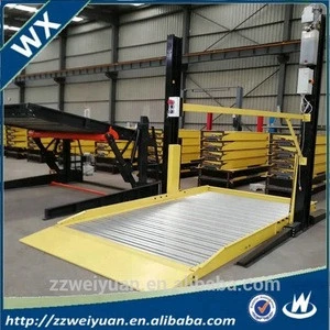 2 Layer Mechanical Garage Parking 2300kg Factory in China