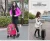20 inch  electronic luggage case scooter for business and traveling 6.8kg weight,support run 12km and max speed 20km per hour