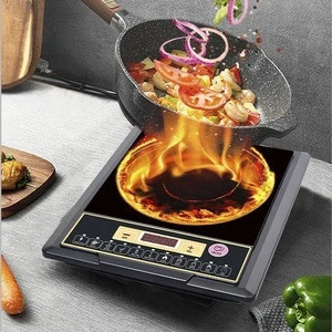 2000w power OEM Kitchen Appliance household intelligent multifunctional Button control induction cooker