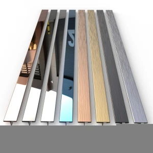 201 304  stainless steel furniture tile trim stainless steel t profile brass furniture trim
