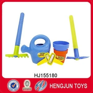 2017 plastic garden tool set toy for kid pretend gardener play toy