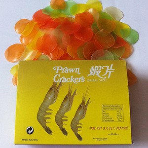 2018 Chinese 200g/box white or colorful prawn crackers