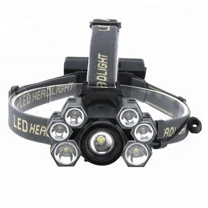 2019 New Product 10000 Lumen LED Headlamp T6 High Power Zoomable Head Lamp Torch Light USB Charging