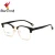 Import 2019 new retro tr90 metal half-frame optical eyeglass frames for men and women from China