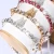Import 2020 hot sale stainless steel diamond butterfly anklet charm body choker jewelry rose gold plated ankle bracelet from China
