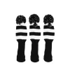 2020 hot selling customized logo knitted pompoms Golf Club Headcovers