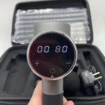 2020 New design Custom Logo Handheld personal muscle intelligent massage gun Stereo Strong Wireless Massage gun machine