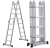 2020 New style 4 X 3 lightweight multi purpose aluminum folding step ladder