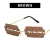 Import 2020 New Style Personalized Design Retro Razor Shades Blade Shape Women Sunglasses from China