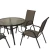 Import 2020 Outdoor Cheap Wholesale Modern Leisure Metal Steel Stackable Terrace Hotel Dining Patio Garden Furniture Sets from China