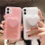 Import 2020 Woman glitter Mobile Cover Sparkle Bling Glitter Cell Phone Case for iPhone 12 pro with heart  holder from China