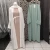 Import 2021 Hot Sale  Full Sleeve Arabic Islamic Clothing  Dubai Maxi Dress  Muslim Abaya Dresses For Women from China